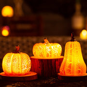 Pumpkin LED Candle By Ferier