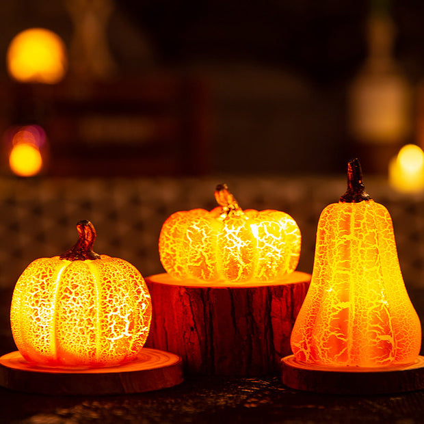 Pumpkin LED Candle By Ferier