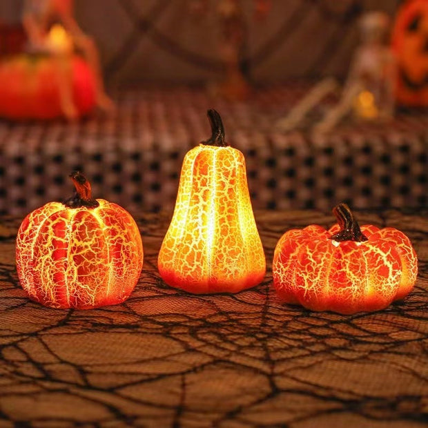 Pumpkin LED Candle By Ferier