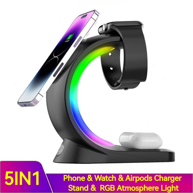 4 In 1 Magnetic Wireless Charger By Ferier