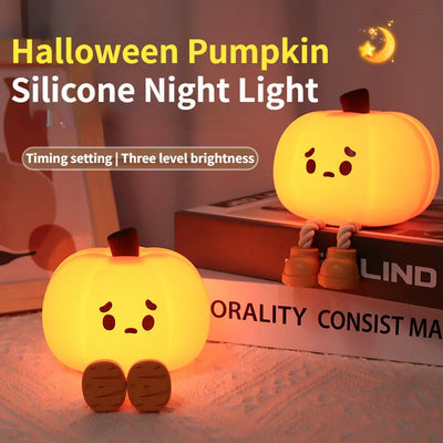 Halloween Pumpkin Night Light By Ferier